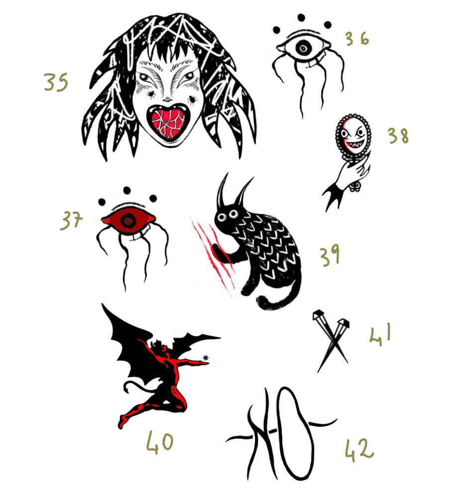 tatuaggi disponibili