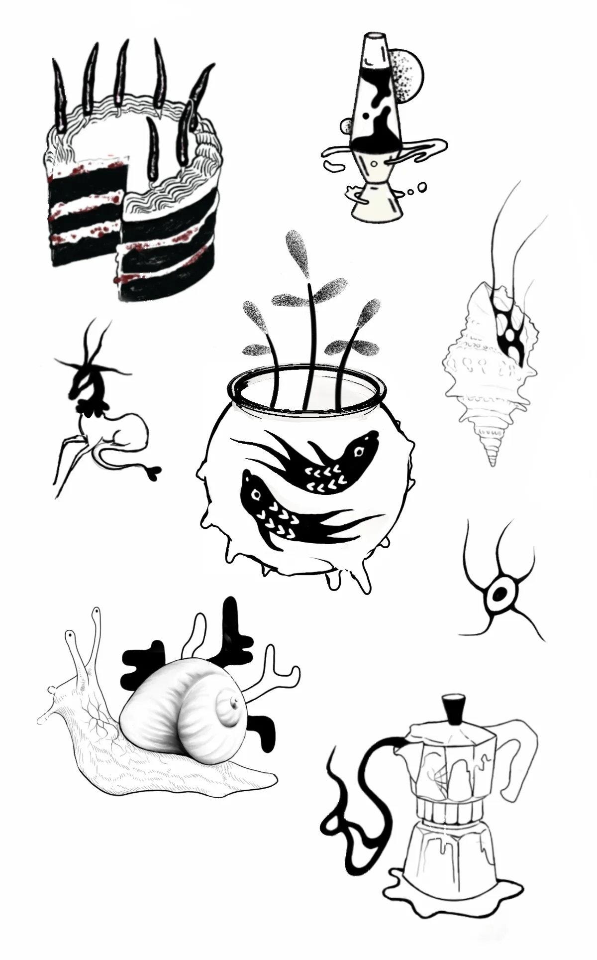 tatuaggi disponibili,  animali e oggetti